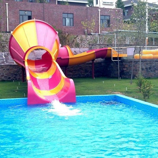 1-2 Cavalieri Bambini Scivolo Acquatico Tornado Piscina Scivolo Per Giovani Avventure Come Attrazione del Parco Acquatico