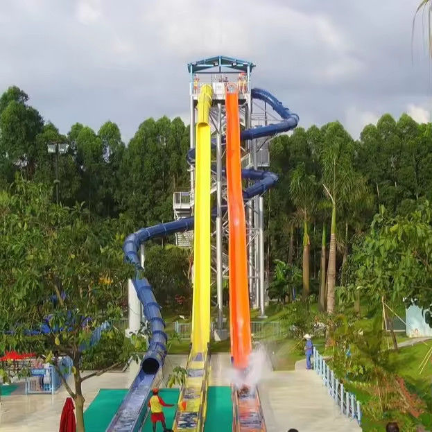 Ambientale RAL Color Spiral Water Slide Alta Velocità