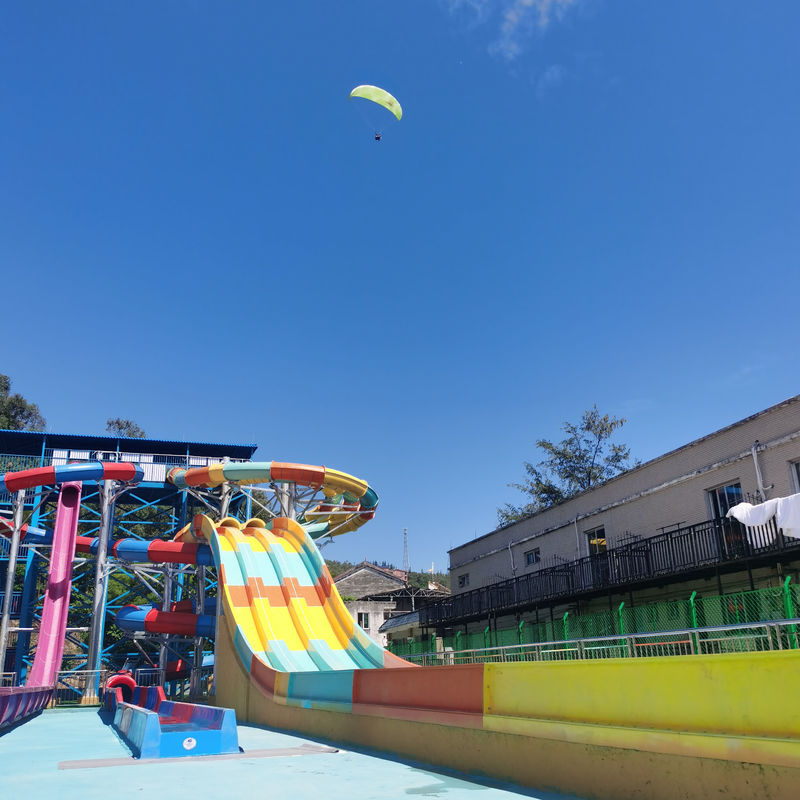 Ambientale RAL Color Spiral Water Slide Alta Velocità