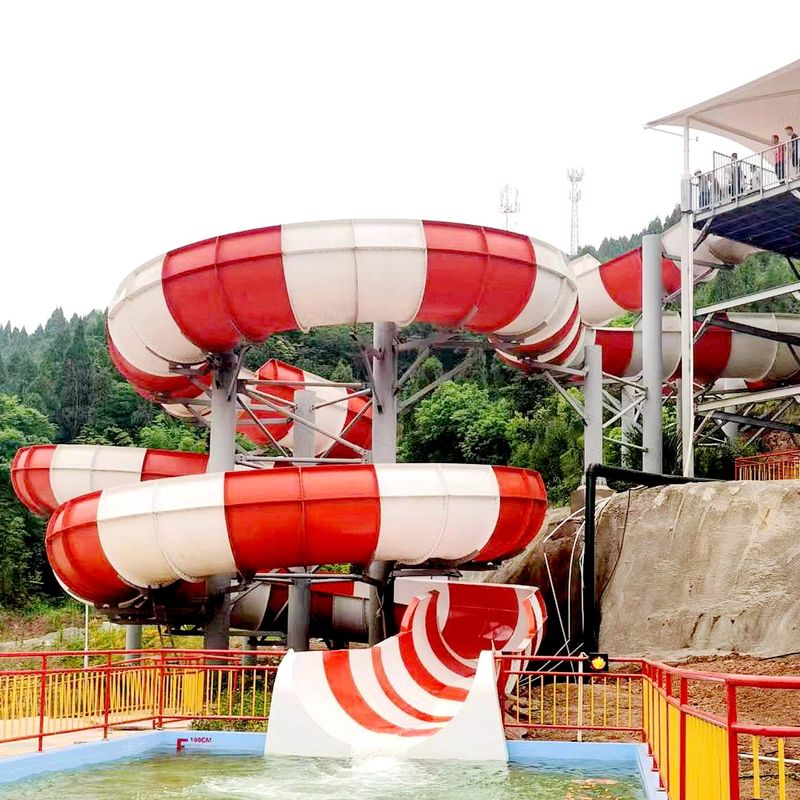 2.7m di larghezza Family Raft Water Slide per 4 piloti con altezza e colore personalizzati
