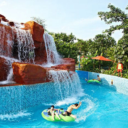 100-1000m lunghezza Parco acquatico Fiume pigro Per 1-2 persone per zattera