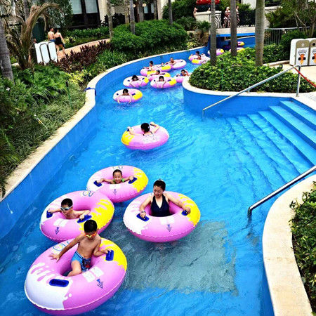 100-1000m lunghezza Parco acquatico Fiume pigro Per 1-2 persone per zattera
