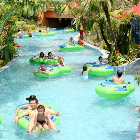 100-1000m lunghezza Parco acquatico Fiume pigro Per 1-2 persone per zattera
