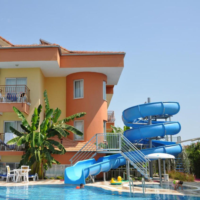 Alta popolarità Indoor Outdoor Hotel Pool Slide Per 1-2 Persone