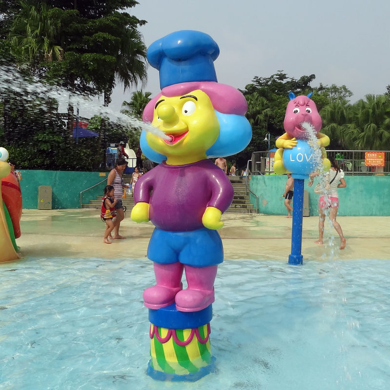 Splash Pad personalizzabile Parco di spruzzo d'acqua attrezzatura per giochi d'acqua multicolori all'aperto