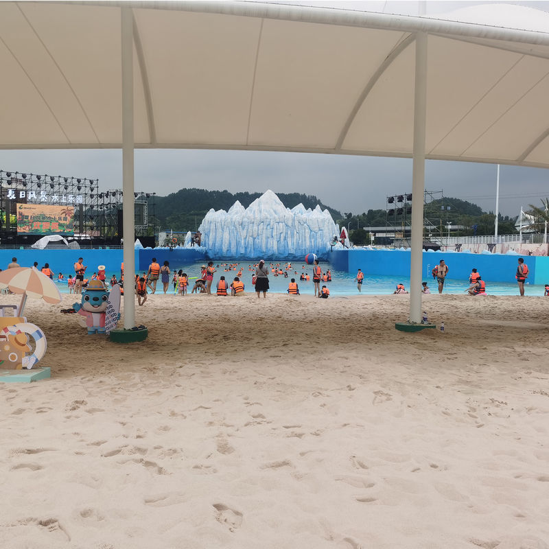 Alta resistenza Capacità variabile Parco acquatico Piscine d'onda Multicolore
