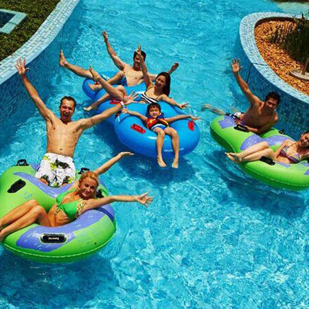 Parco di Avventura per famiglie Lazy River con 200 posti a disposizione Velocità lenta e vigilanza di bagnini