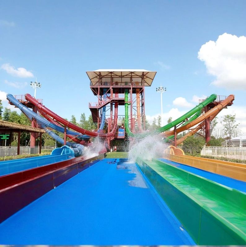 Gruppo d'età ≥12 Grandi scivoli d'acqua con piscina di spruzzo Metodo di produzione Spray up