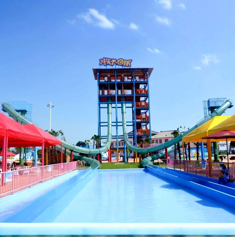Splash Pool Aqua Park Slide Ultima esperienza acquatica per i bambini di 12 anni in su