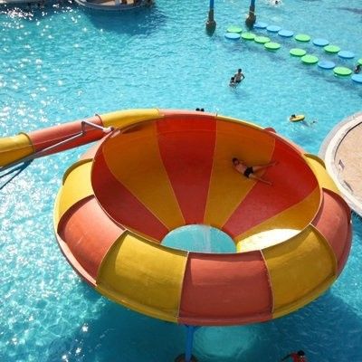 Parco acquatico Aqua Park Space Bowl Water Slide Con Spessore 6-10mm In Colori RAL